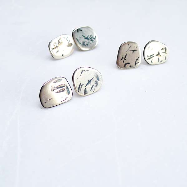 sølvoredobber, ørepynt av sølv, sølvsmykker, smykker av sølv, nettbutikk smykker, smykker på bestilling, kalligrafi, minimalistiske smykker