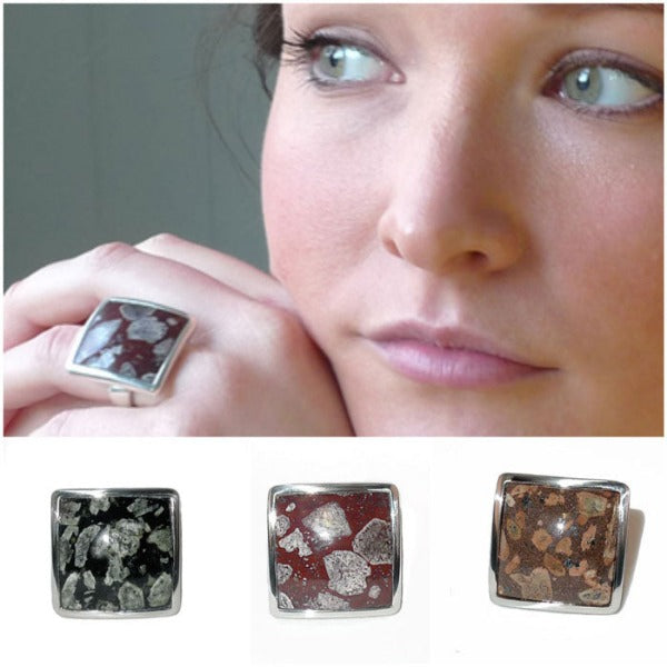 rombeporfyr, geopark, smykker av rombeporfyr, norks smykkedesign, gullsmed larvik, smykker av stein,