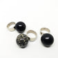 ringer for ham og henne, unisex ring, kul ring, ring med kule, steinsmykker, smykker av norsk stein, ring med steinkule