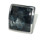 Kvadratisk ring, tøffe ringer, ring med stein, made in norway, kule ringer, steinring, ring av larvikitt, norske bergarter, geologi, norsk smykkedesign, larvik, oslo designfair, sightunseen, produkter av larvikitt, norwegian designer, scandinavian style